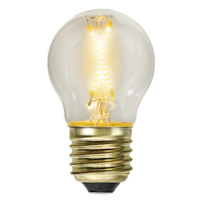 LED-lamp valguskettidele G45 EXTRA SOFT GLOW, 0,5W / 2100 K / E27  