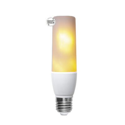 LED-lamp, leegiimitatsiooniga T45 FLAME, 2,4 W - 5,9W / 1800 K / E27  