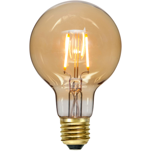 LED-lamp valguskettidele G80 PLAIN AMBER, 0,75 W / 2000 K / E27  