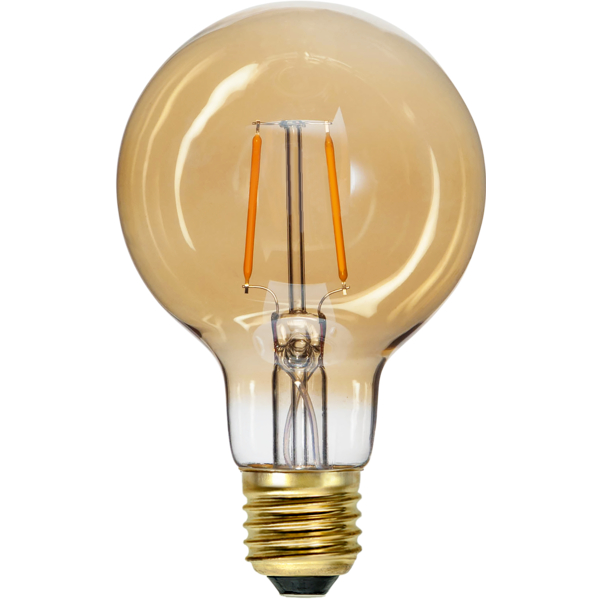 LED-lamp valguskettidele G80 PLAIN AMBER, 0,75 W / 2000 K / E27  