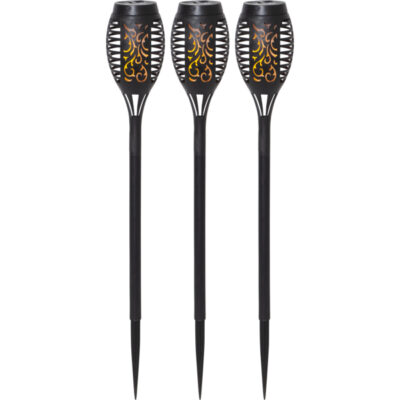 zibintas saules baterija solar flame led 481-03 (1)