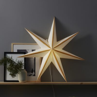 501-28 popierine zvaigzde kaledine dekoracija randi