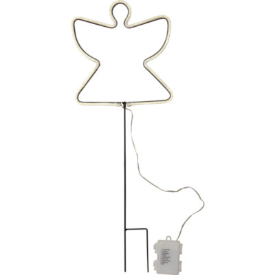 857-09 dekoracija angel su baterijomis kaledine lauko