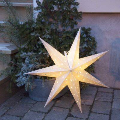 Jõulukaunistus õue ALICE WHITE 60 CM